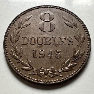 🌹外币初藏🌹🐯2026年第24场  每周二四六晚8️⃣点 接代拍 - 根西岛1945年8道布 b