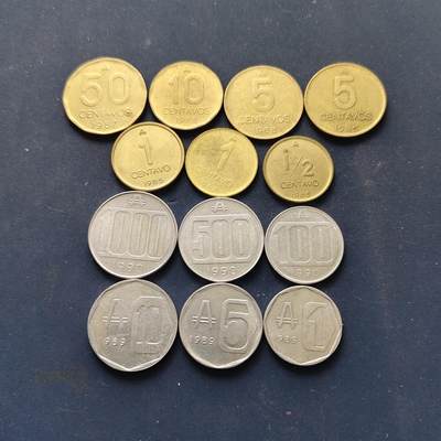 【全场包邮】纯粹捡漏拍508场 - 阿根廷1985-1990年南方币澳大利亚元版-含85/88不同重量版本