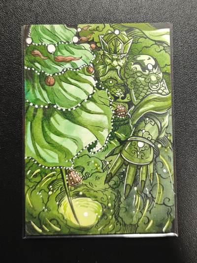 天玑星卡拍第177期《3.9周一截拍》持续收拍收评中 满赠卡需备注 【手绘卡】Rubick 四大天王 手绘卡