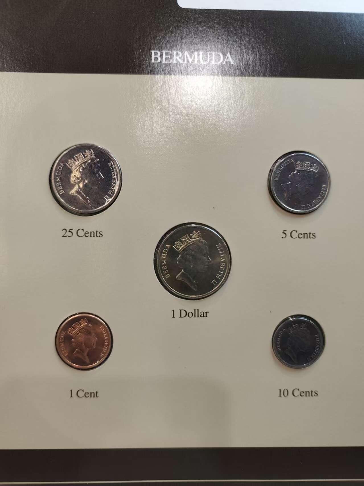 G&W世界散币，银币处理专场（第45场） 富兰克林-百慕大5枚套