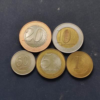 【全场包邮】纯粹捡漏拍508场 - 安哥拉2011-2012年5枚套币