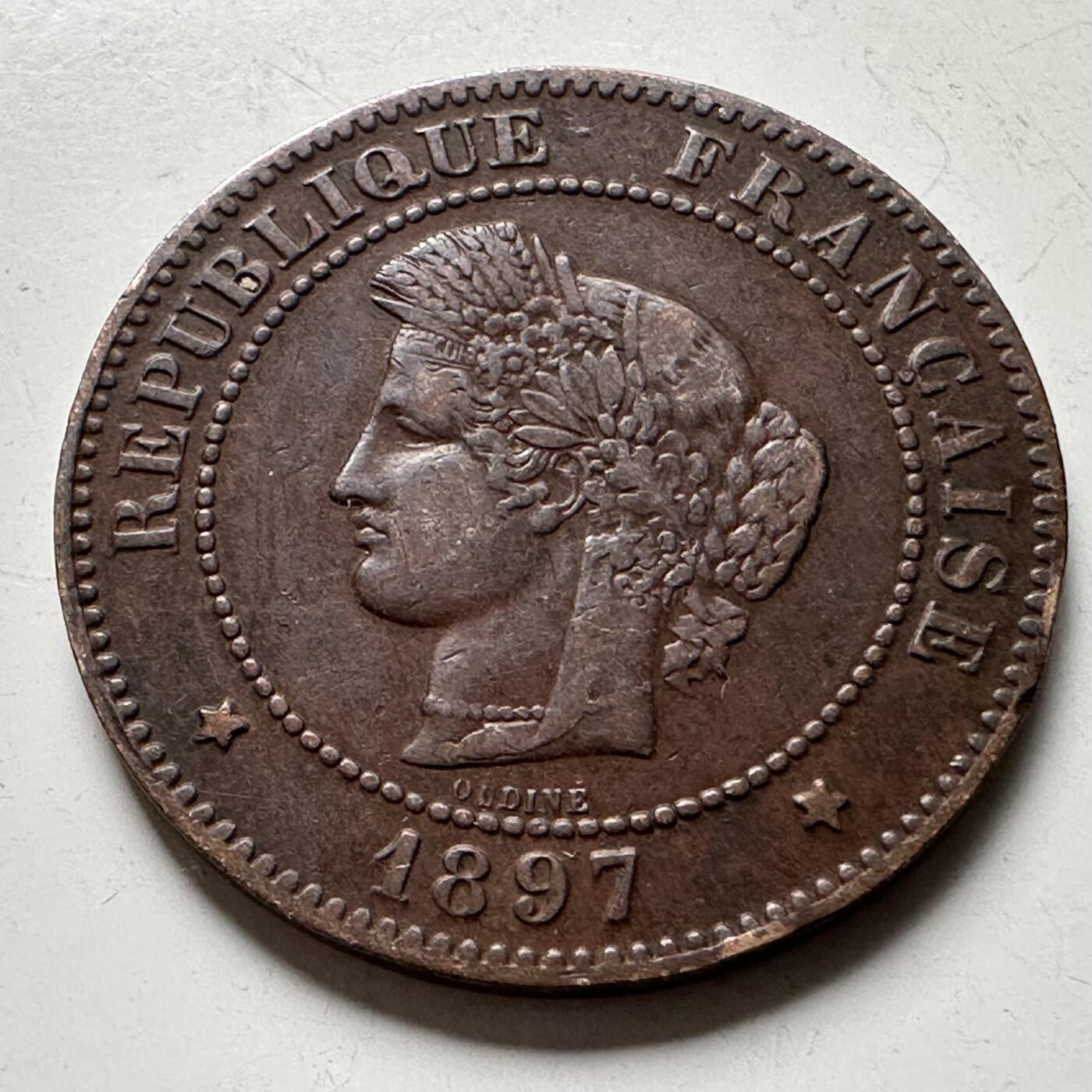 🌹外币初藏🌹🐯2026年第24场  每周二四六晚8️⃣点 接代拍 法国1897年五分