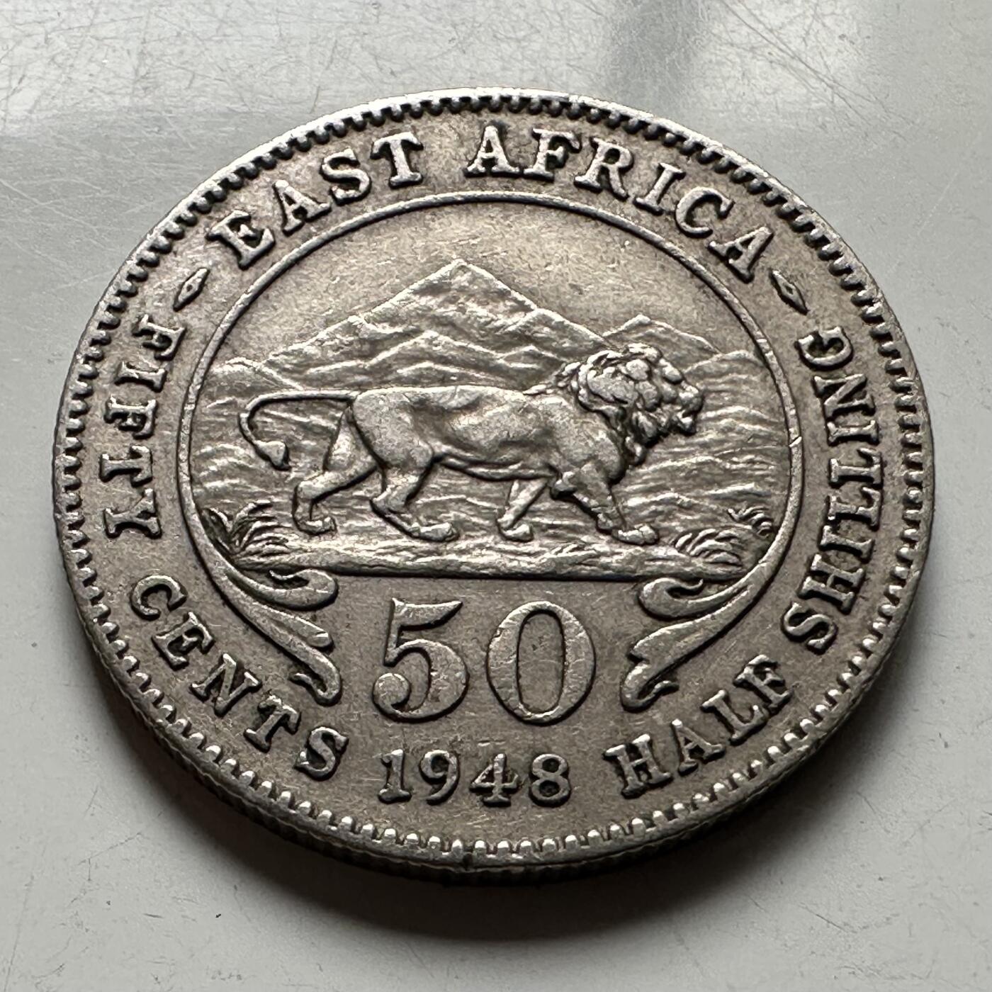 🌹外币初藏🌹🐯2026年第24场  每周二四六晚8️⃣点 接代拍 英属东非1948年50分