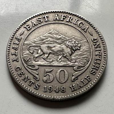 🌹外币初藏🌹🐯2026年第24场  每周二四六晚8️⃣点 接代拍 - 英属东非1948年50分