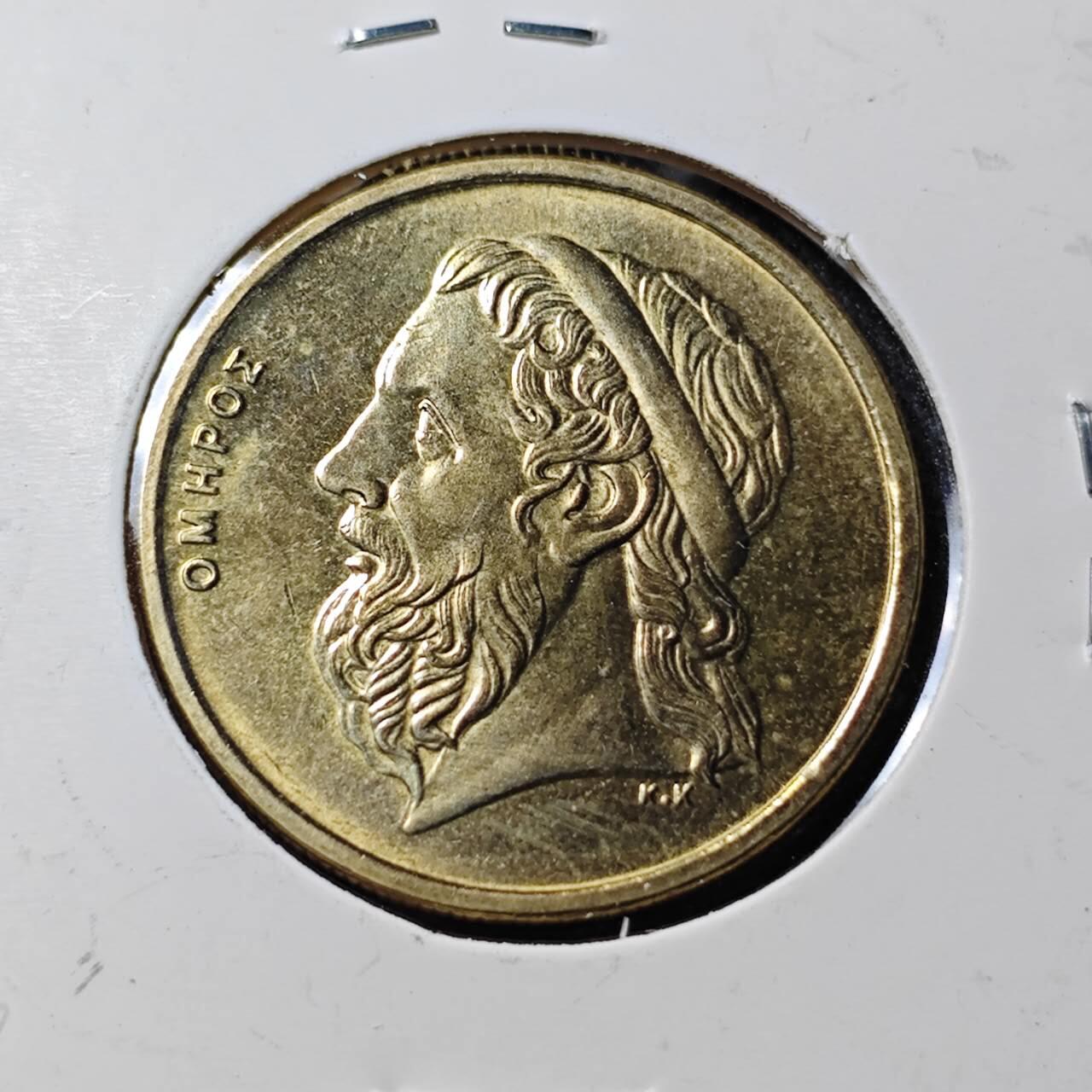 KK钱币收藏小铺   套币 批量/好品散币专场 2月预留时间 周末发货  1988希腊50德拉克马 好品