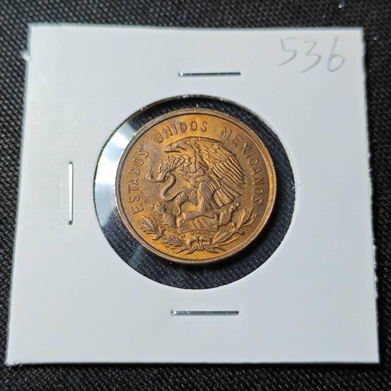 KK钱币收藏小铺   套币 批量/好品散币专场 2月预留时间 周末发货  1967墨西哥10分铜币 好品