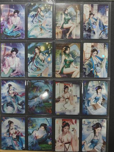 天玑星卡拍第176期《3.5周四截拍》持续收拍收评中 满赠卡需备注 燎原卡牌红颜录1~15弹大全套，金彩彩闪112个人物远景+近景共224张