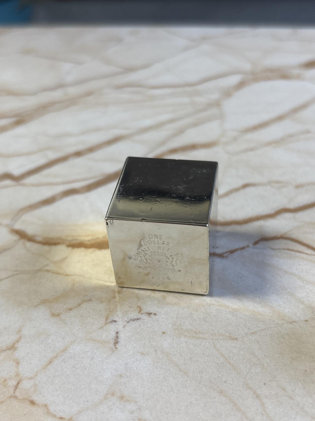 第192期拍卖 获奖索马里2014年数学纪念3D三维几何体硬币5枚套，铜镍镀银