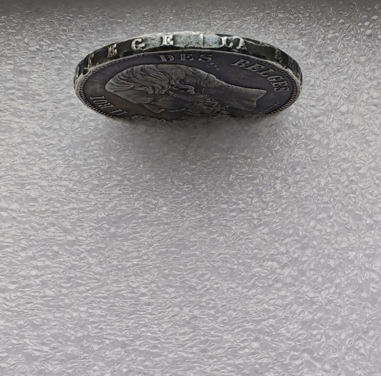 瓶子🏺第231期拍卖会  比利时1873年利奥波德二世5法郎（5F）银币  90%银