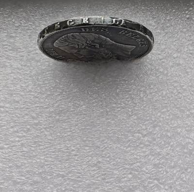 瓶子🏺第231期拍卖会  比利时1873年利奥波德二世5法郎（5F）银币  90%银  24.86克  24.86×0.9×23=514.602