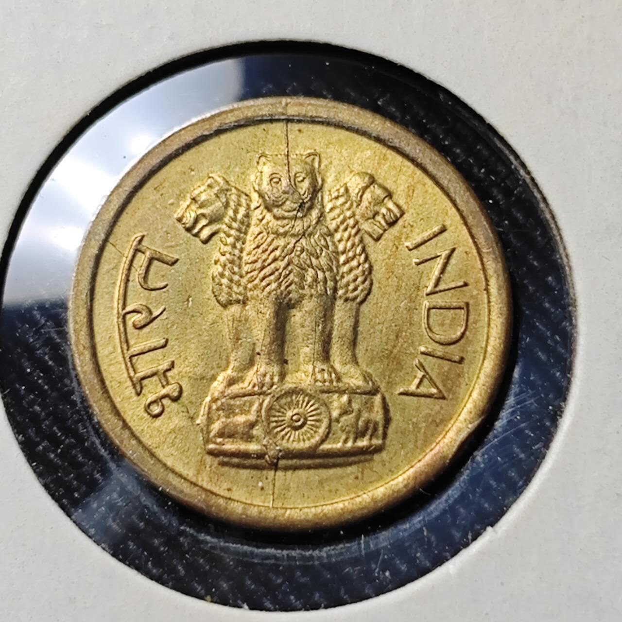 KK钱币收藏小铺   套币 批量/好品散币专场 2月预留时间 周末发货  1963印度1派沙铜币 好品