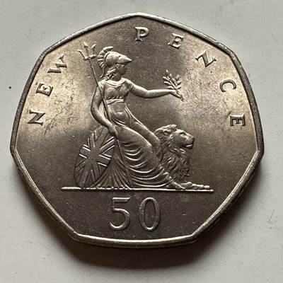 🌹外币初藏🌹🐯2026年第24场  每周二四六晚8️⃣点 接代拍 - 英国1969年50便士 b