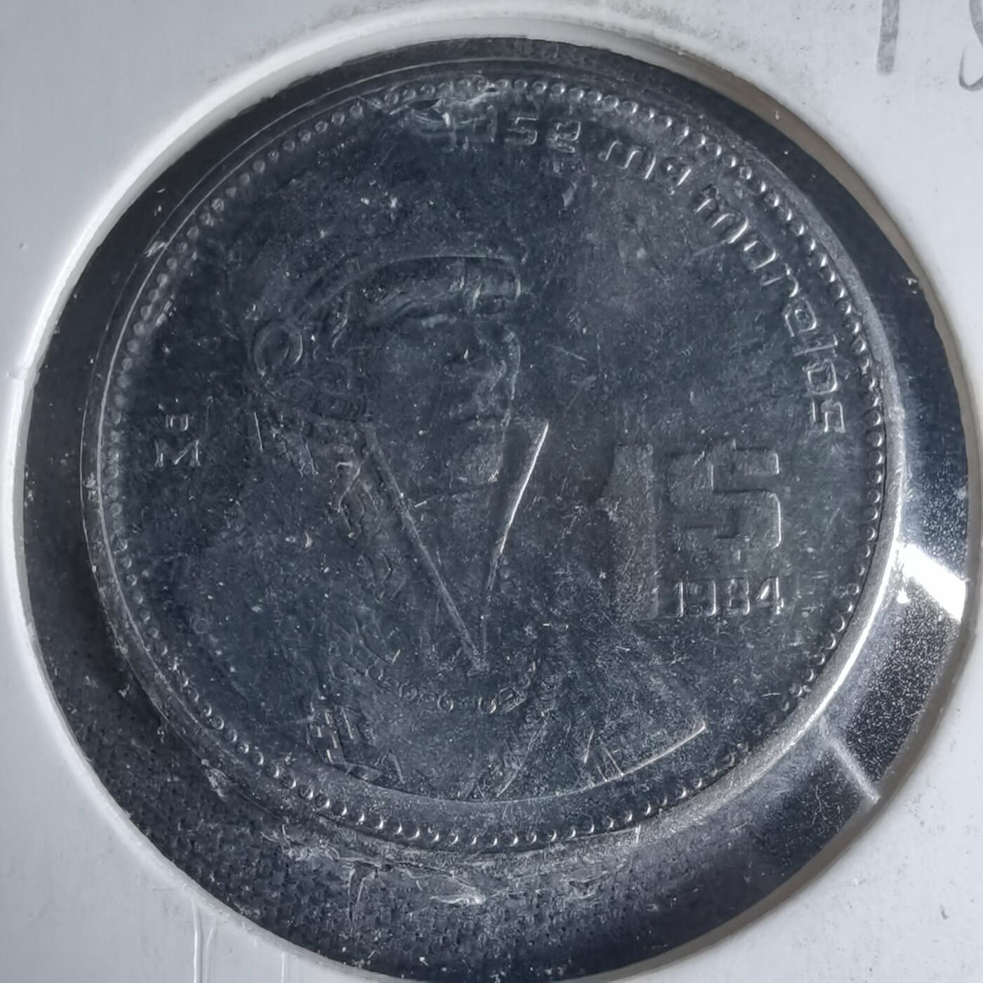 沼泽如烟--第1013场 墨西哥1984年1比索