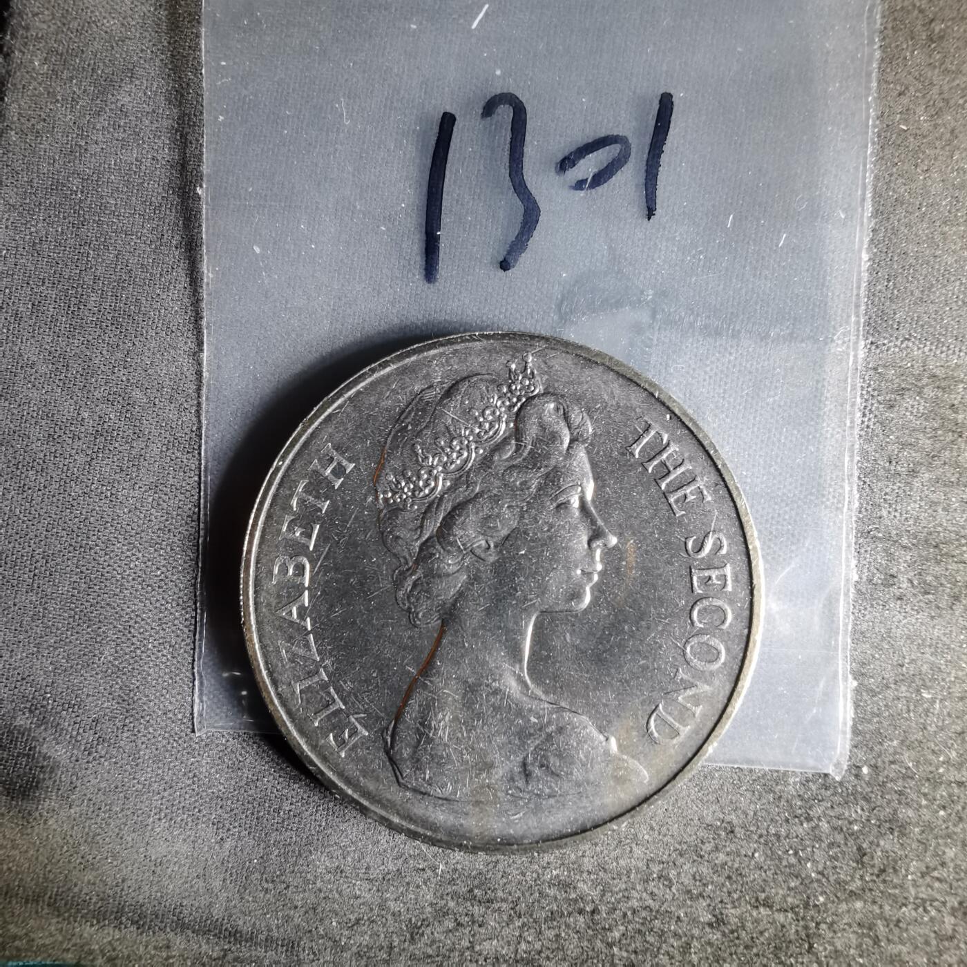 沼泽如烟--第1013场 圣赫勒拿1973年25便士纪念币