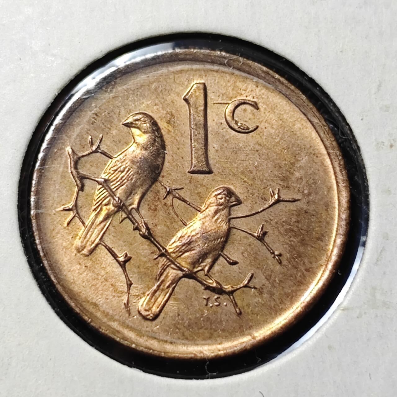 KK钱币收藏小铺   套币 批量/好品散币专场 2月预留时间 周末发货  1989南非1分铜币