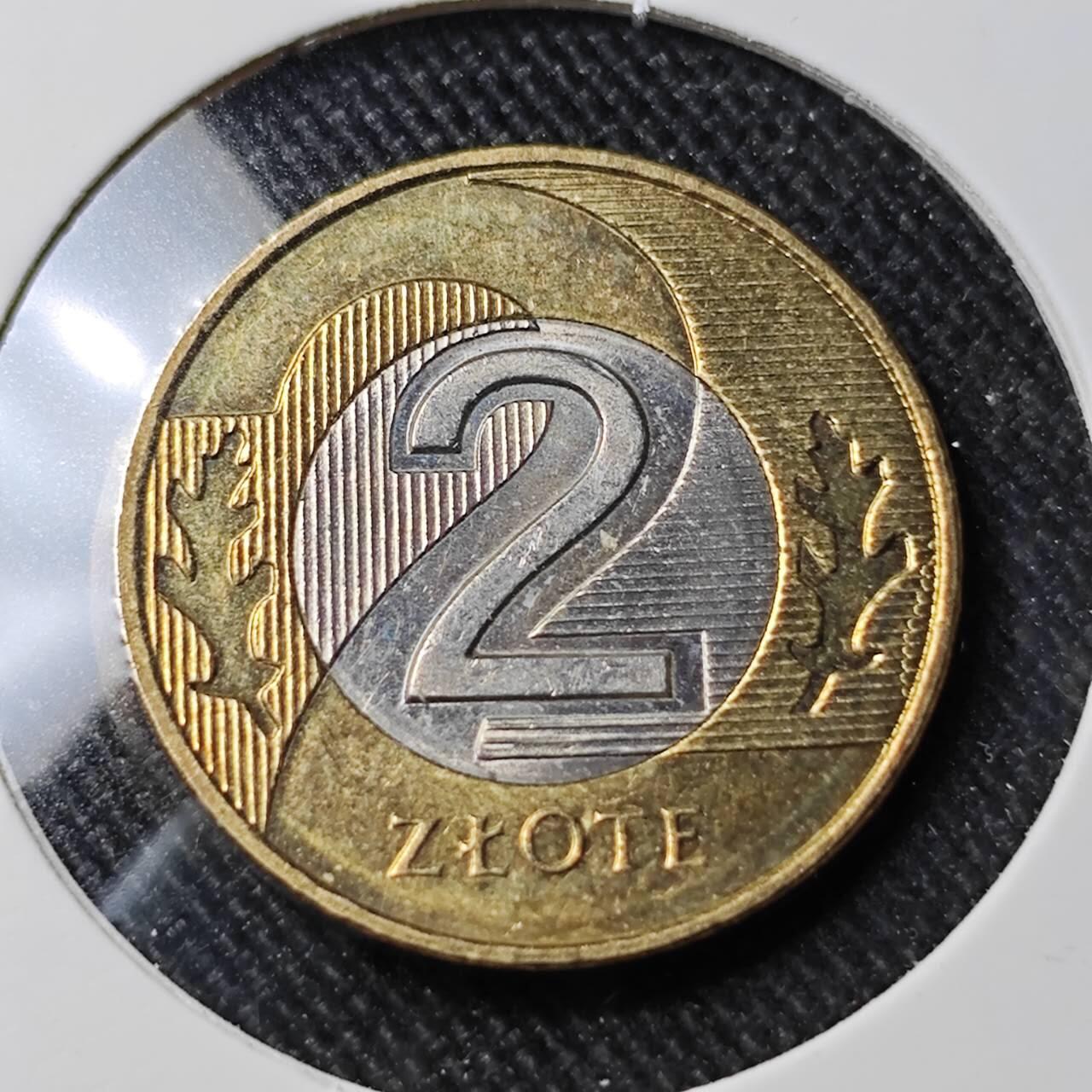 KK钱币收藏小铺   套币 批量/好品散币专场 2月预留时间 周末发货  2014波兰2兹罗提 好品