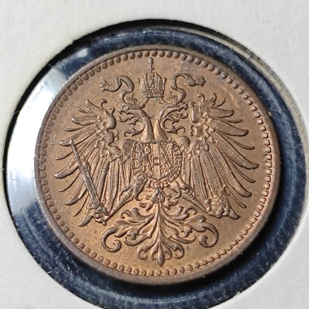 KK钱币收藏小铺   套币 批量/好品散币专场 2月预留时间 周末发货 1912奥地利1格罗申 好品 