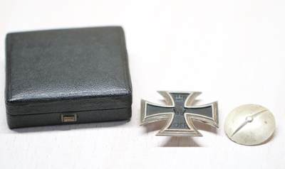 大猫徽章拍卖 第289期 一战1914一级铁十字勋章 圆盘版 配LDO原盒 品相状态很好