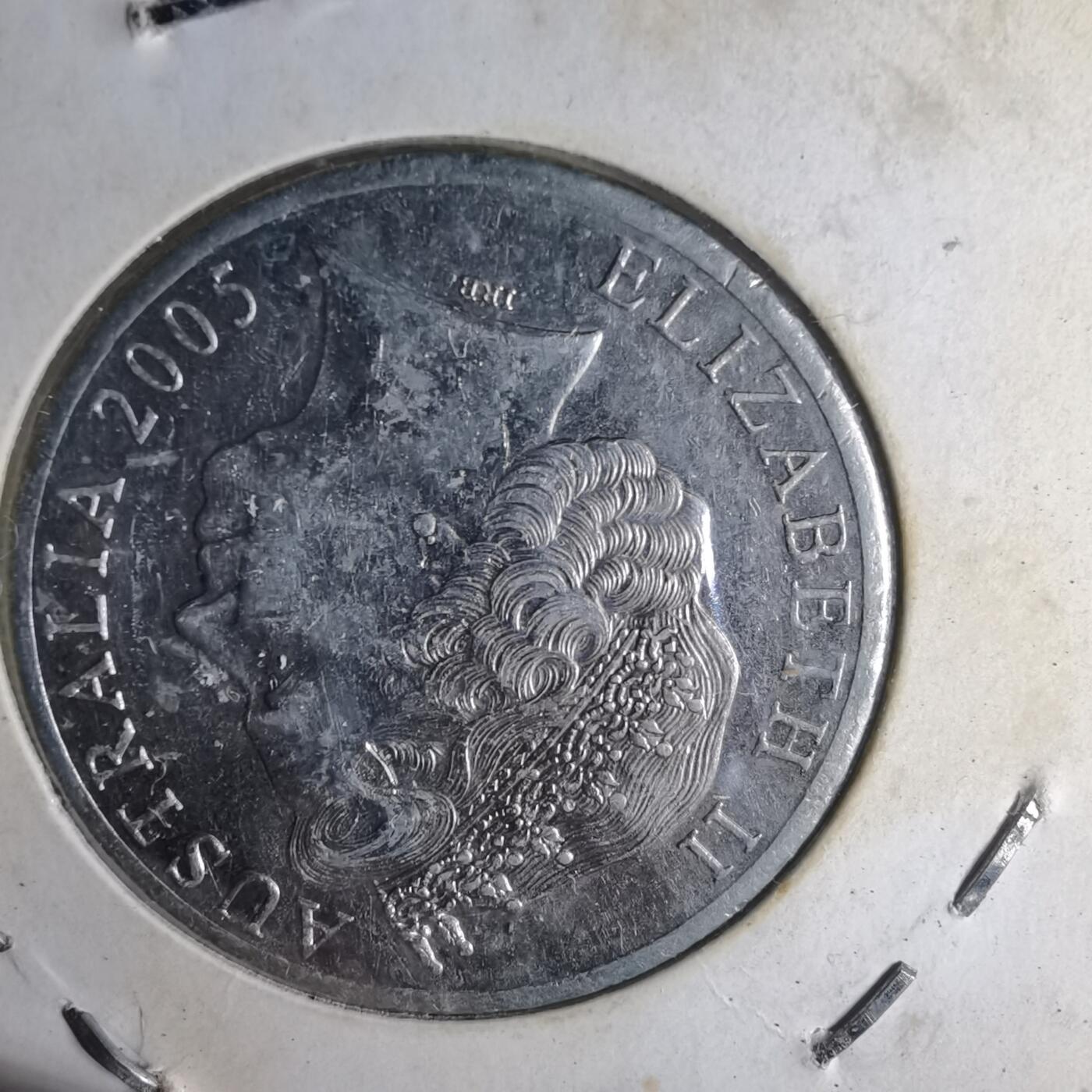 沼泽如烟--第1012场 澳大利亚2005年20分纪念币