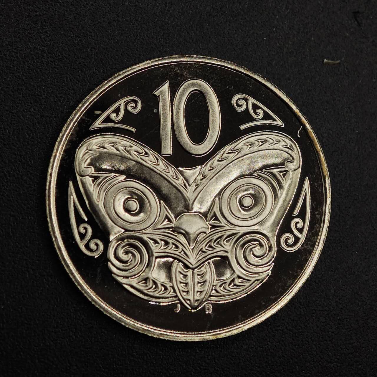 【淘币小摊】实时拍第八百七十六拍   散币场    每周一统一发货 新西兰1984年10分精制镍币