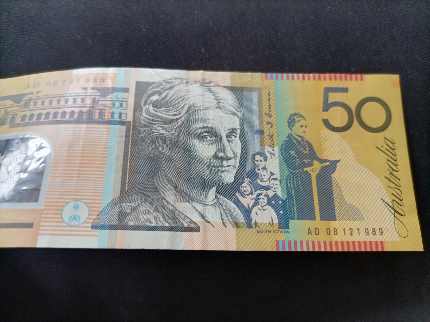 【游宝拍卖】丙午马年第7期 澳大利亚-50元【流通好品VF】