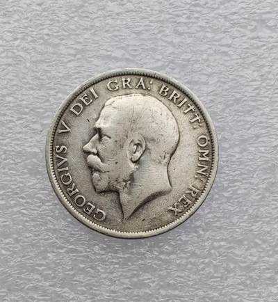 瓶子🏺第231期拍卖会 -  英国1919年乔治五世半克朗（Half Crown）流通银币  92.5%银
