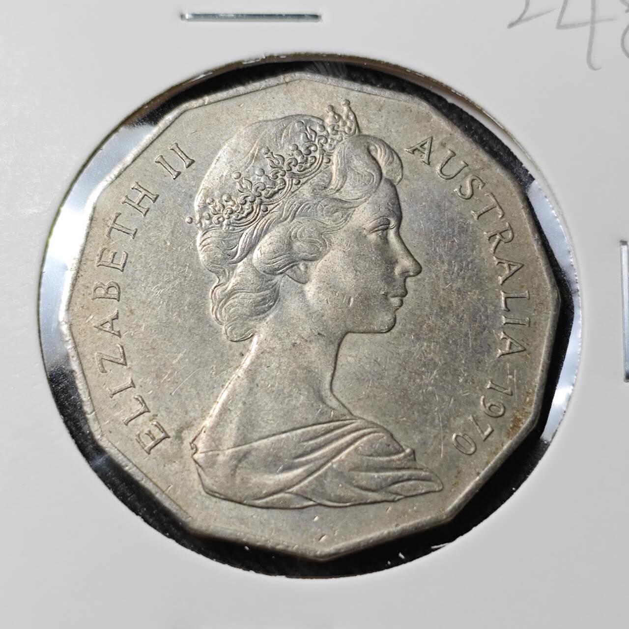 KK钱币收藏小铺   套币 批量/好品散币专场 2月预留时间 周末发货  澳大利亚50分纪念币