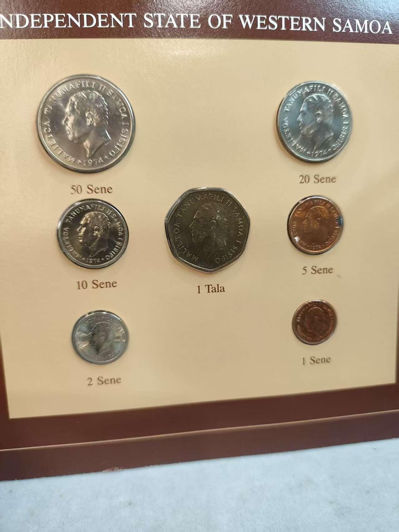 G&W世界散币，银币处理专场（第45场） 富兰克林-萨摩亚7枚套