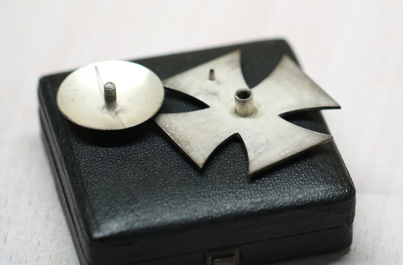 大猫徽章拍卖 第289期 一战1914一级铁十字勋章 圆盘版 配LDO原盒 品相状态很好