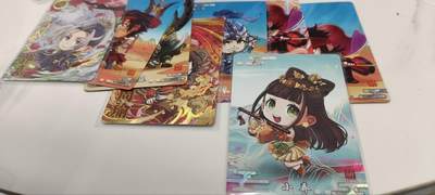 秋原瞳的小店第三十七期（春，荷尔蒙的气息扑鼻而来的季节） 卡游三国萌将卡散配8张，把玩不错