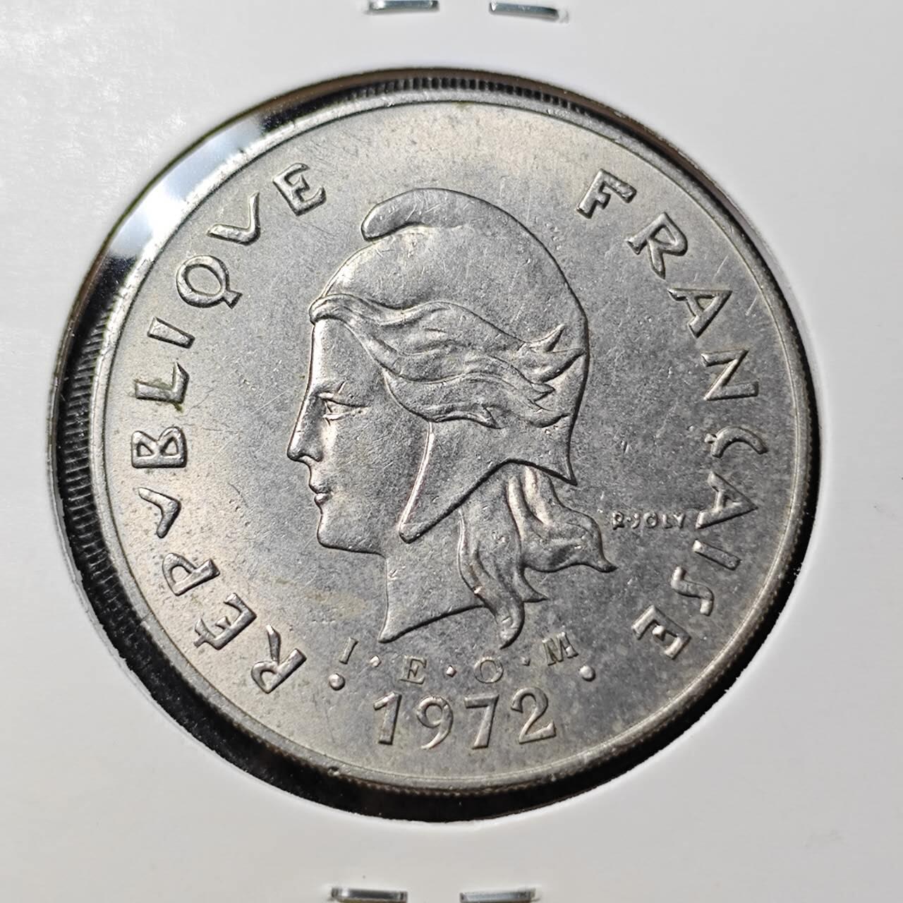 KK钱币收藏小铺   套币 批量/好品散币专场 2月预留时间 周末发货  1972法属赫布里底50法郎