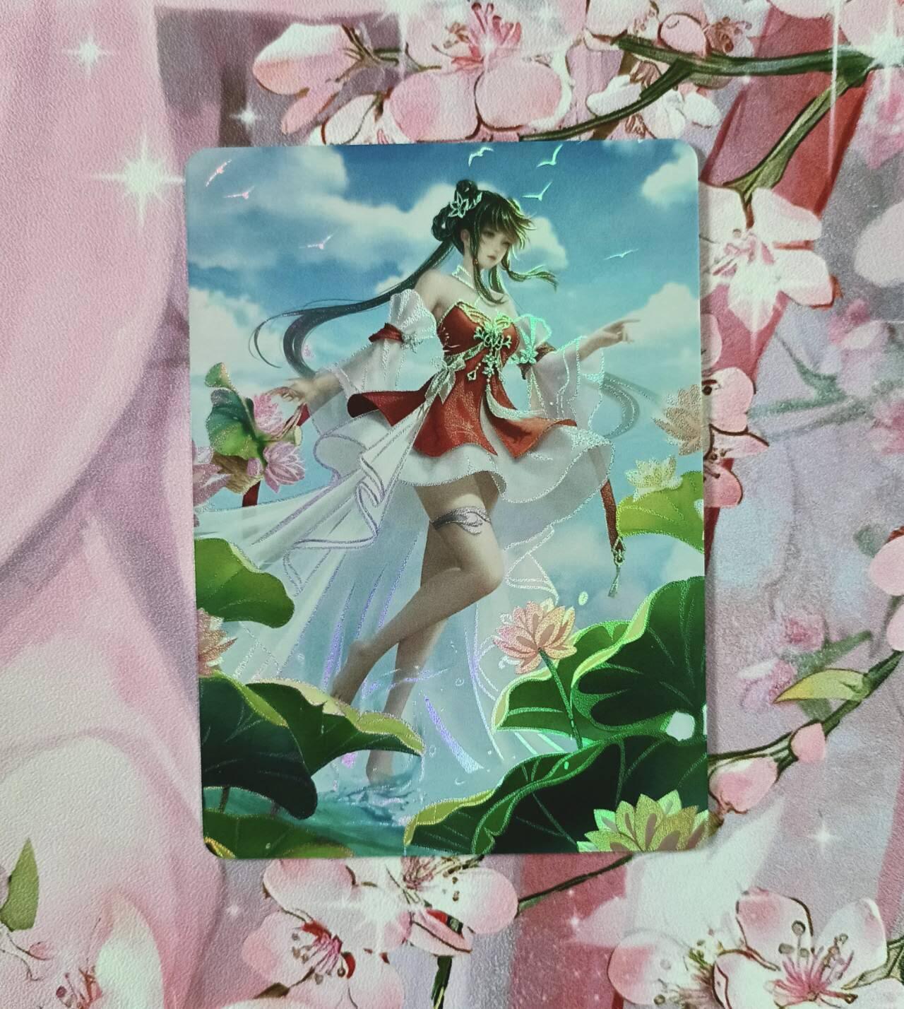 满赠PR！！龙虎卡牌-七七场（满200元包邮，无佣金，每周六结拍，欢迎送拍） 磨砂彩闪 完美世界 火灵儿