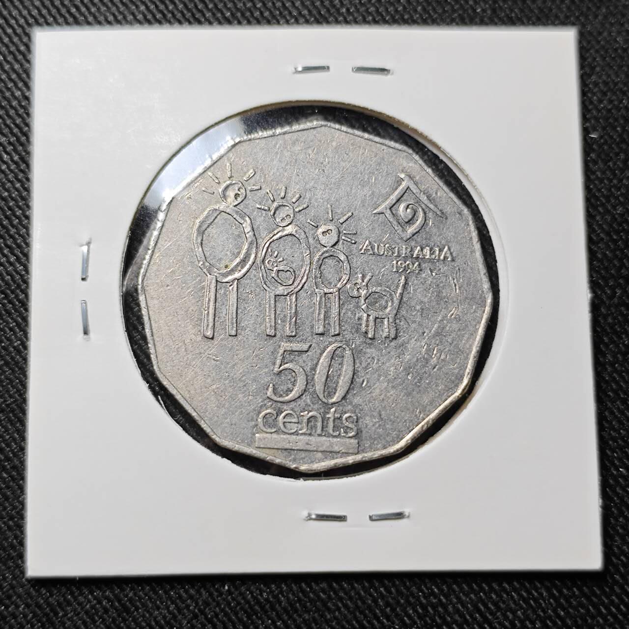 KK钱币收藏小铺   套币 批量/好品散币专场 2月预留时间 周末发货   澳大利亚50分纪念币