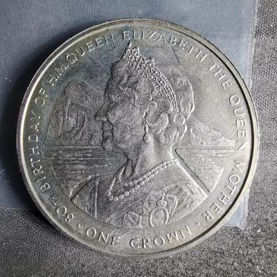 沼泽如烟--第1013场 - 直布罗陀1980年1克朗纪念币