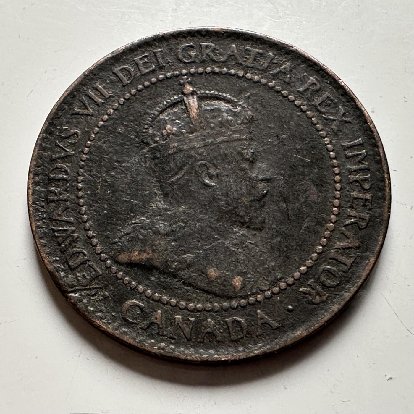 🌹外币初藏🌹🐯2026年第24场  每周二四六晚8️⃣点 接代拍 加拿大1904年一分