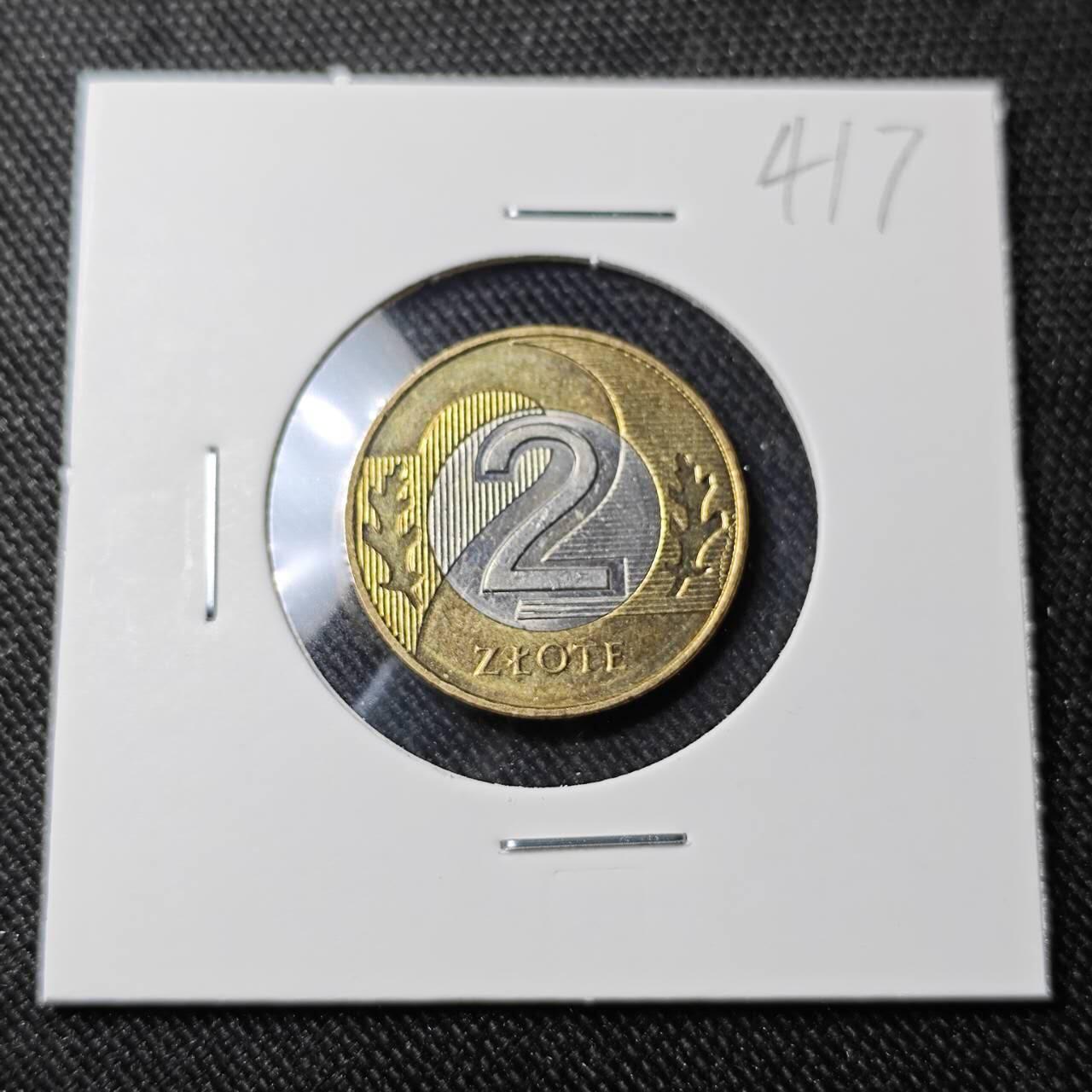 KK钱币收藏小铺   套币 批量/好品散币专场 2月预留时间 周末发货  2014波兰2兹罗提 好品