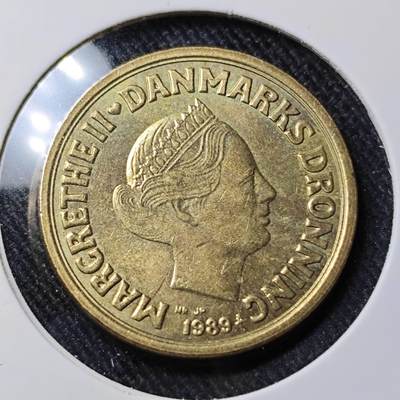 KK钱币收藏小铺   套币 批量/好品散币专场 2月预留时间 周末发货 - 1989 丹麦10克朗