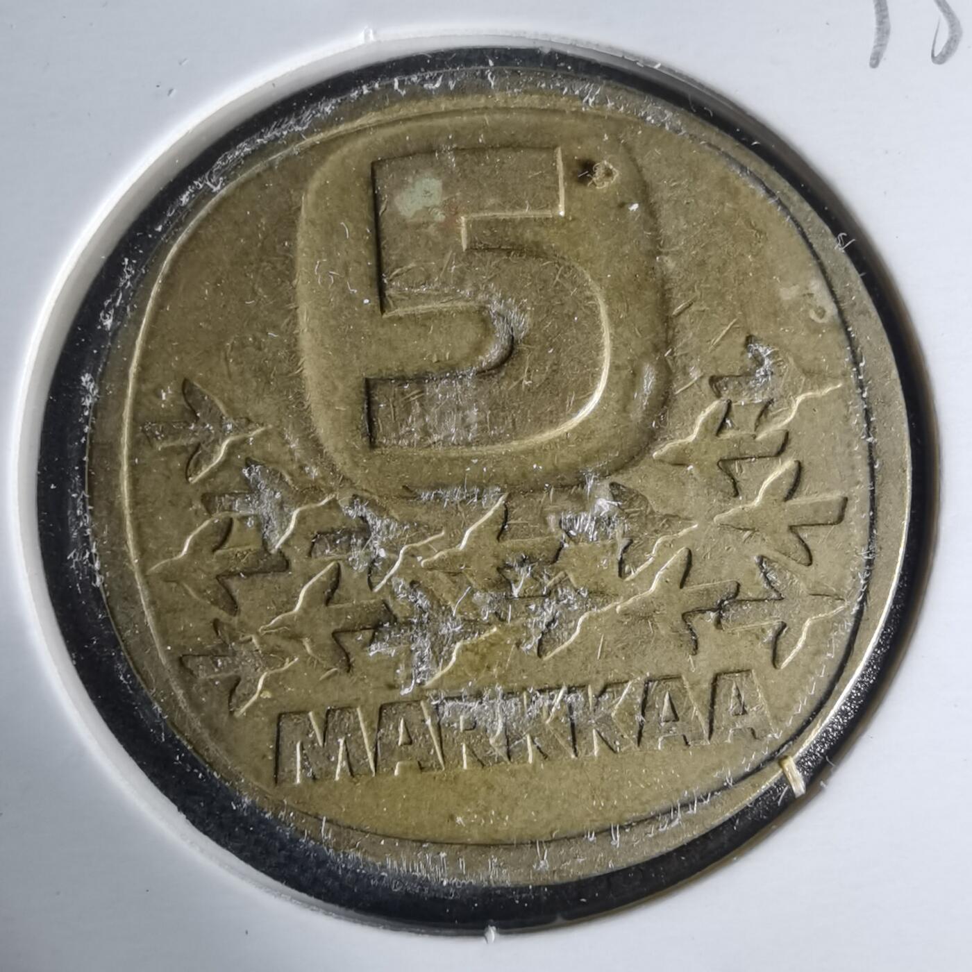 沼泽如烟--第1013场 芬兰1983年5马克