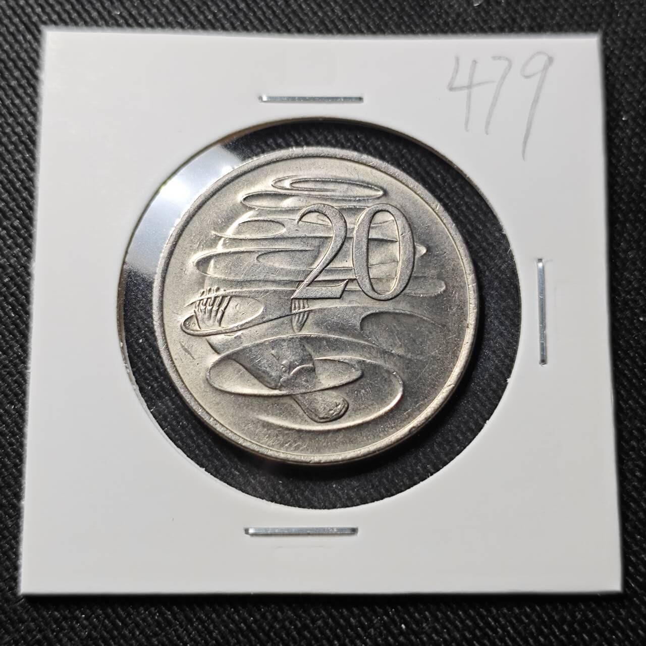 KK钱币收藏小铺   套币 批量/好品散币专场 2月预留时间 周末发货  1982澳大利亚20分 好品