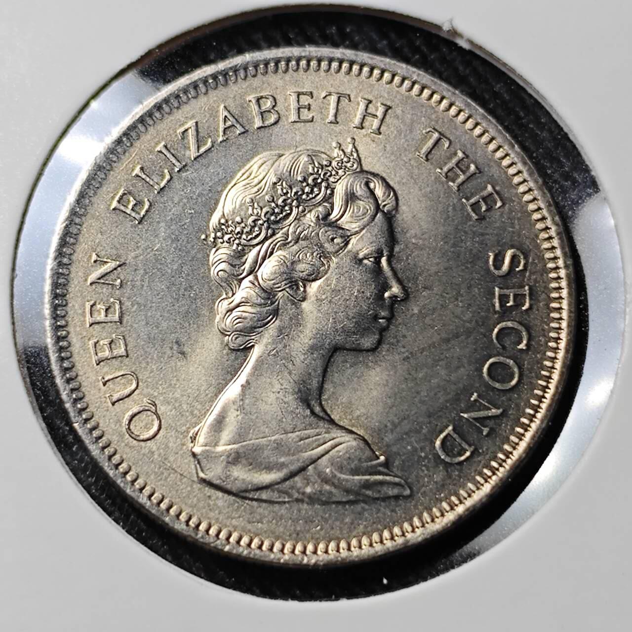 KK钱币收藏小铺   套币 批量/好品散币专场 2月预留时间 周末发货  1978香港花冠女王1元