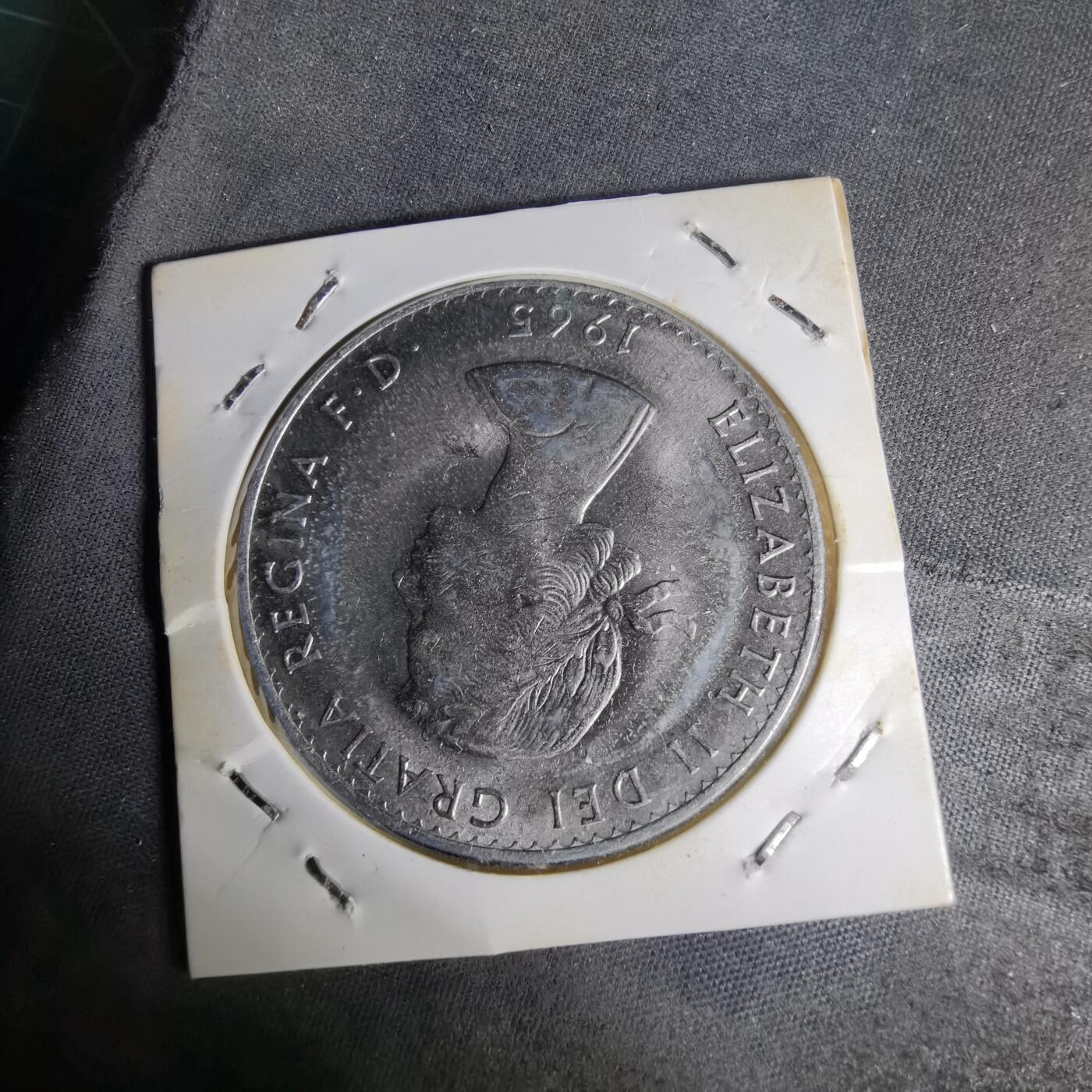 沼泽如烟--第1012场 英国1965年纪念币