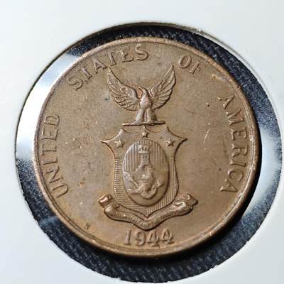 KK钱币收藏小铺   套币 批量/好品散币专场 2月预留时间 周末发货 -  1944美属菲律宾1分铜币