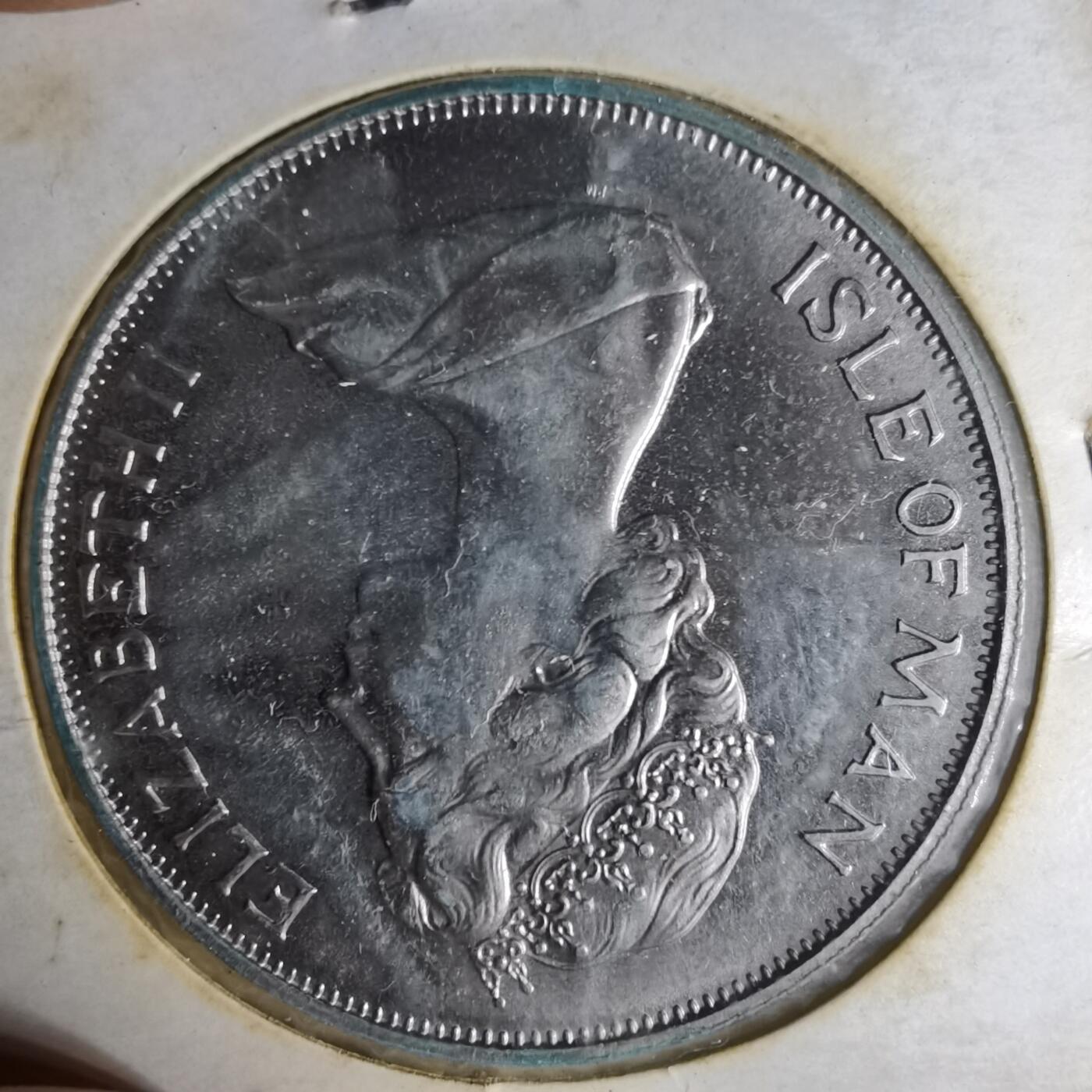 沼泽如烟--第1012场 马恩1977年1克朗纪念币