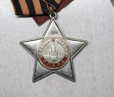 大猫徽章拍卖 第289期 苏联二级三级军事光荣勋章套