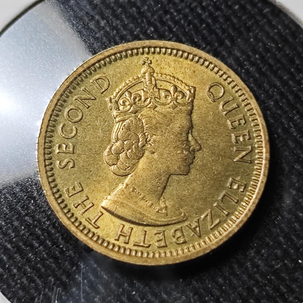 KK钱币收藏小铺   套币 批量/好品散币专场 2月预留时间 周末发货   1963香港女王5仙铜币