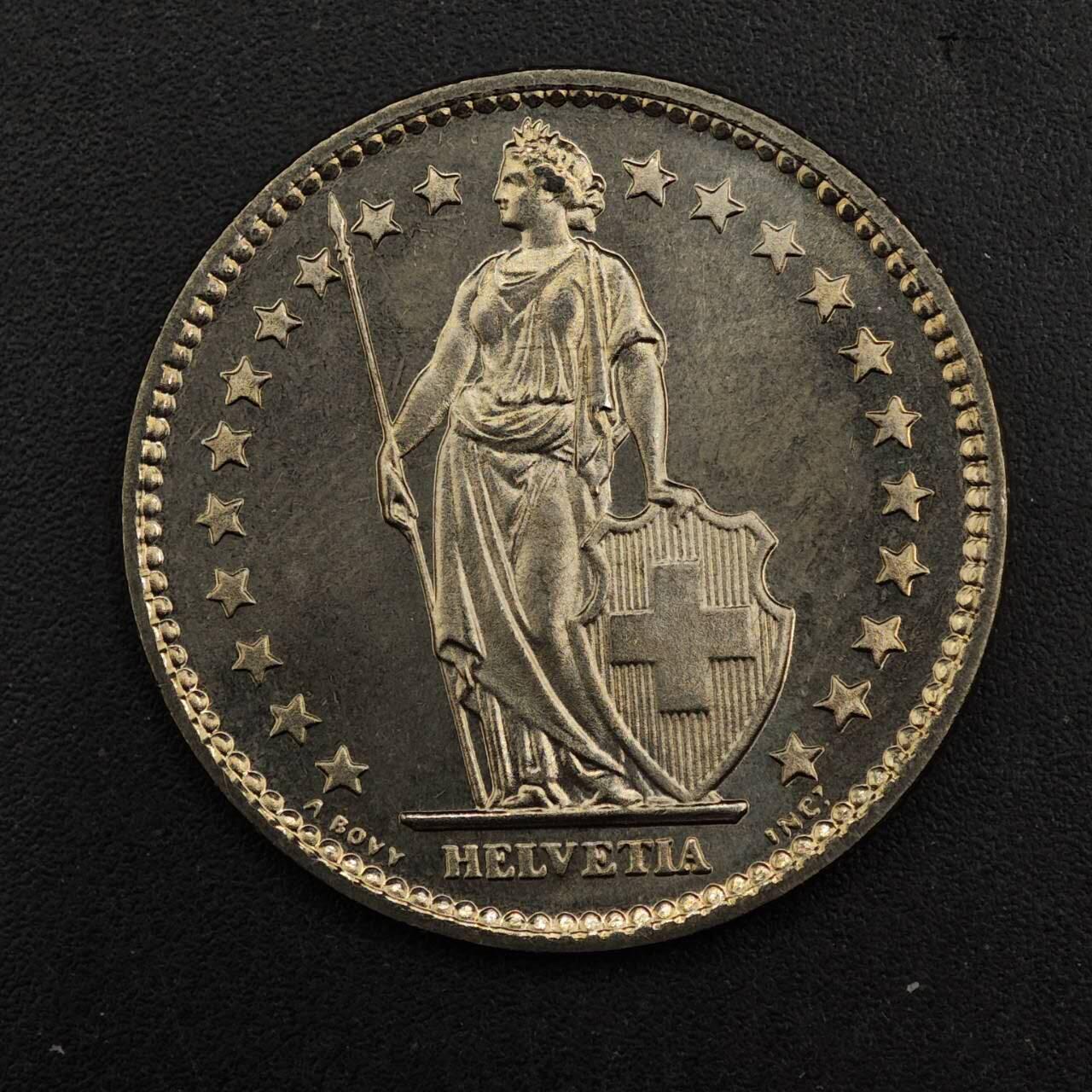 【淘币小摊】实时拍第八百七十六拍   散币场    每周一统一发货 瑞士1981年2法郎镍币