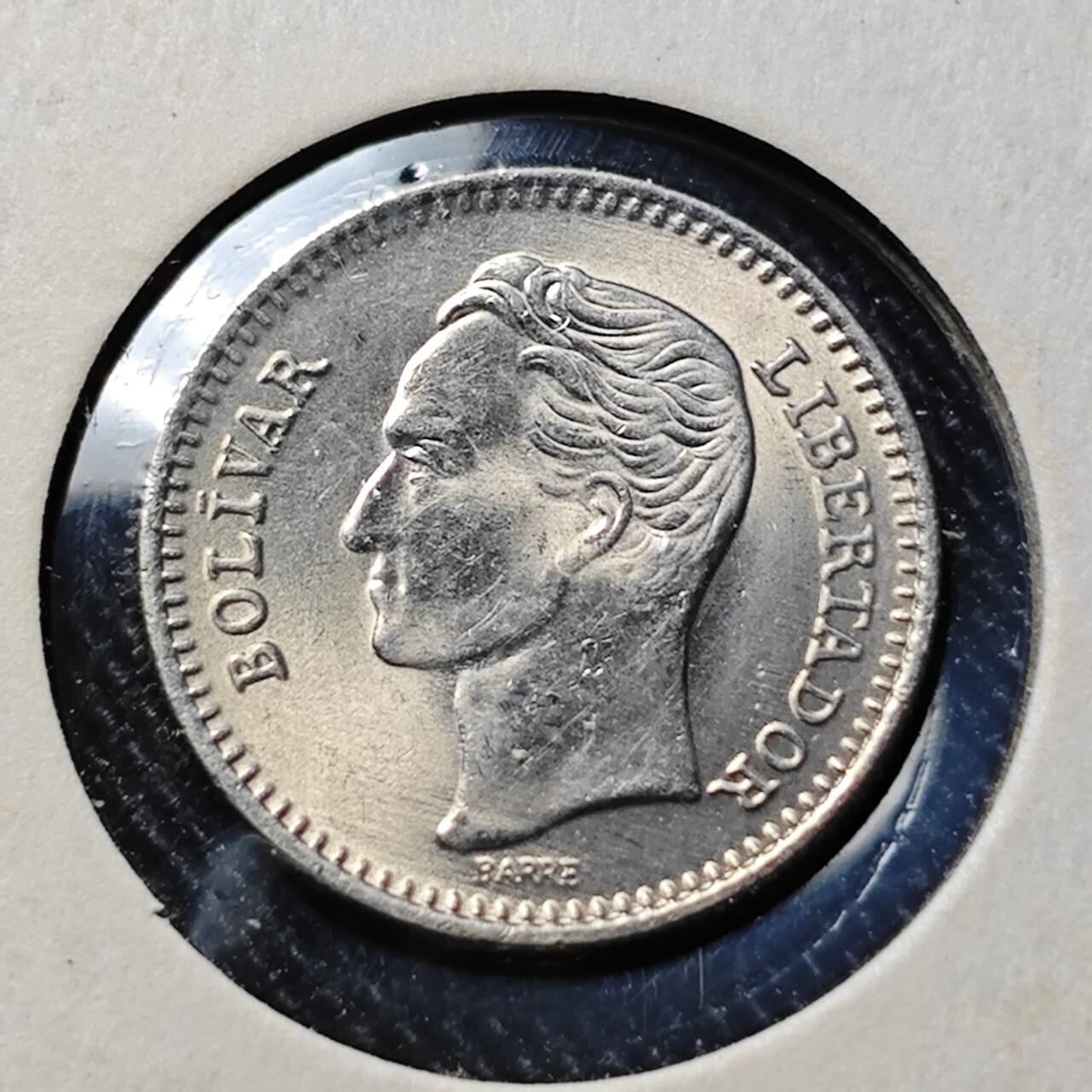 KK钱币收藏小铺   套币 批量/好品散币专场 2月预留时间 周末发货  1965委内瑞拉25分 拆卷品