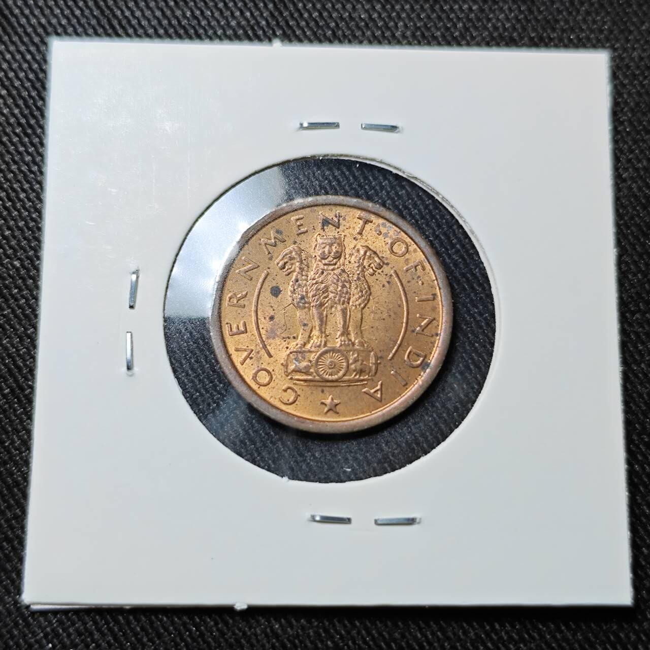 KK钱币收藏小铺   套币 批量/好品散币专场 2月预留时间 周末发货  1952印度小马铜币