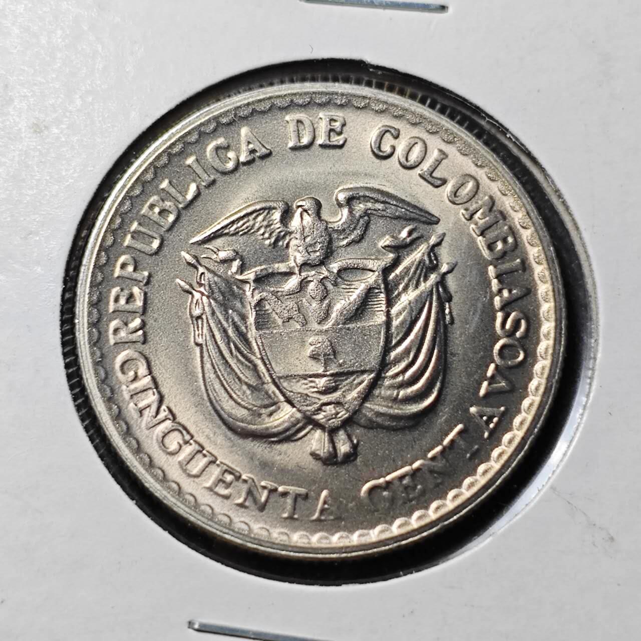 KK钱币收藏小铺   套币 批量/好品散币专场 2月预留时间 周末发货  1965哥伦比亚50分 好品