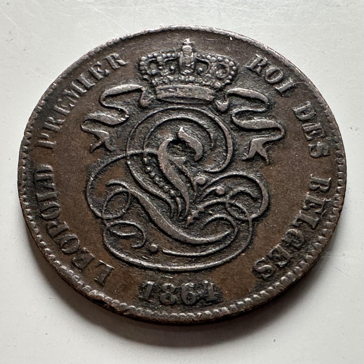 🌹外币初藏🌹🐯2026年第24场  每周二四六晚8️⃣点 接代拍 比利时1864年2分